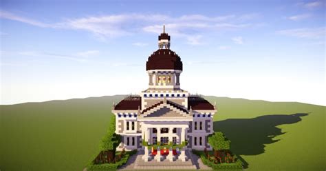 minecraft town hall|town hall minecraft schematic.